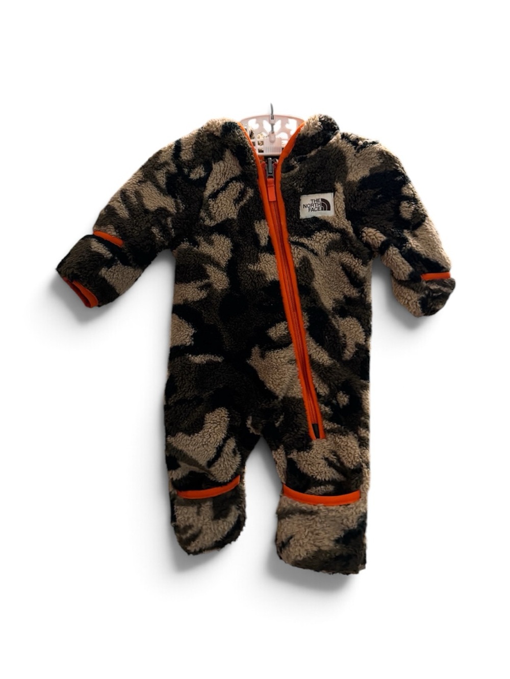 The North Face Campshire Camo Baby Bear Fleece One-Piece Bunting Infant 0-3 M